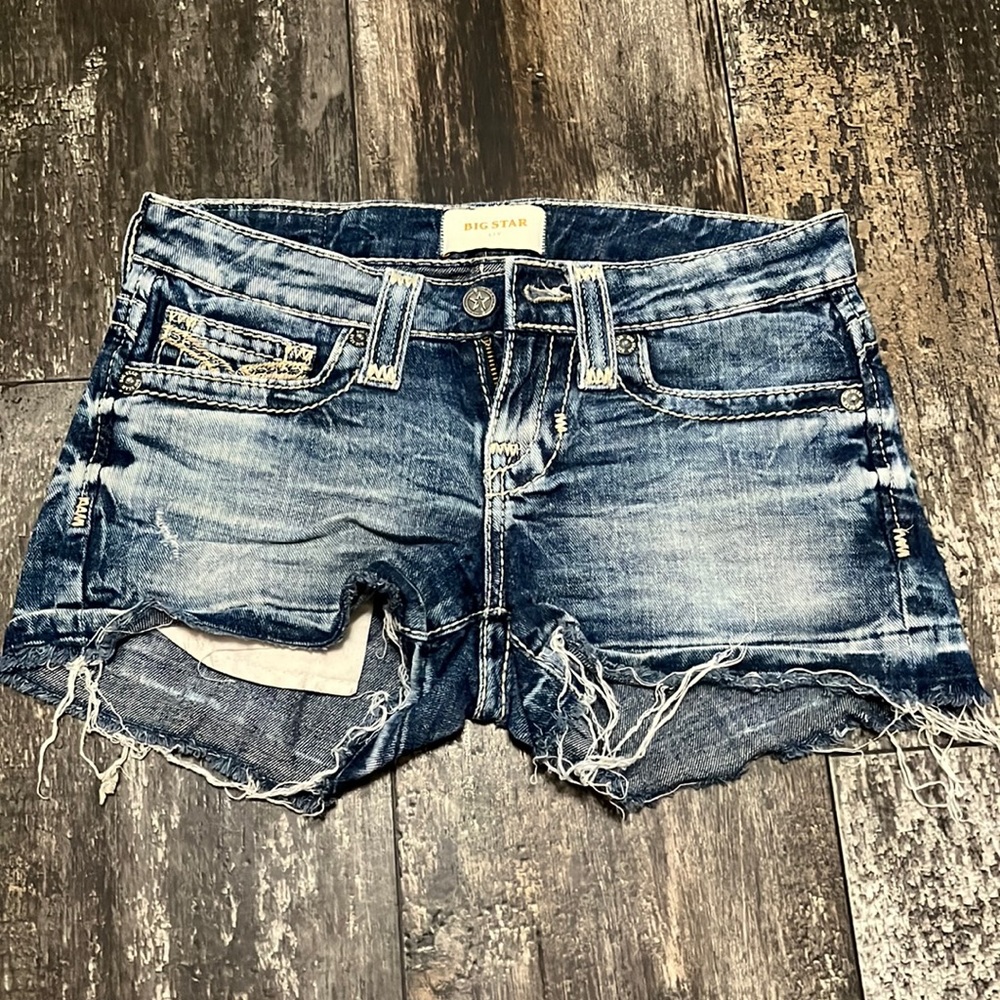 Big star denim shorts